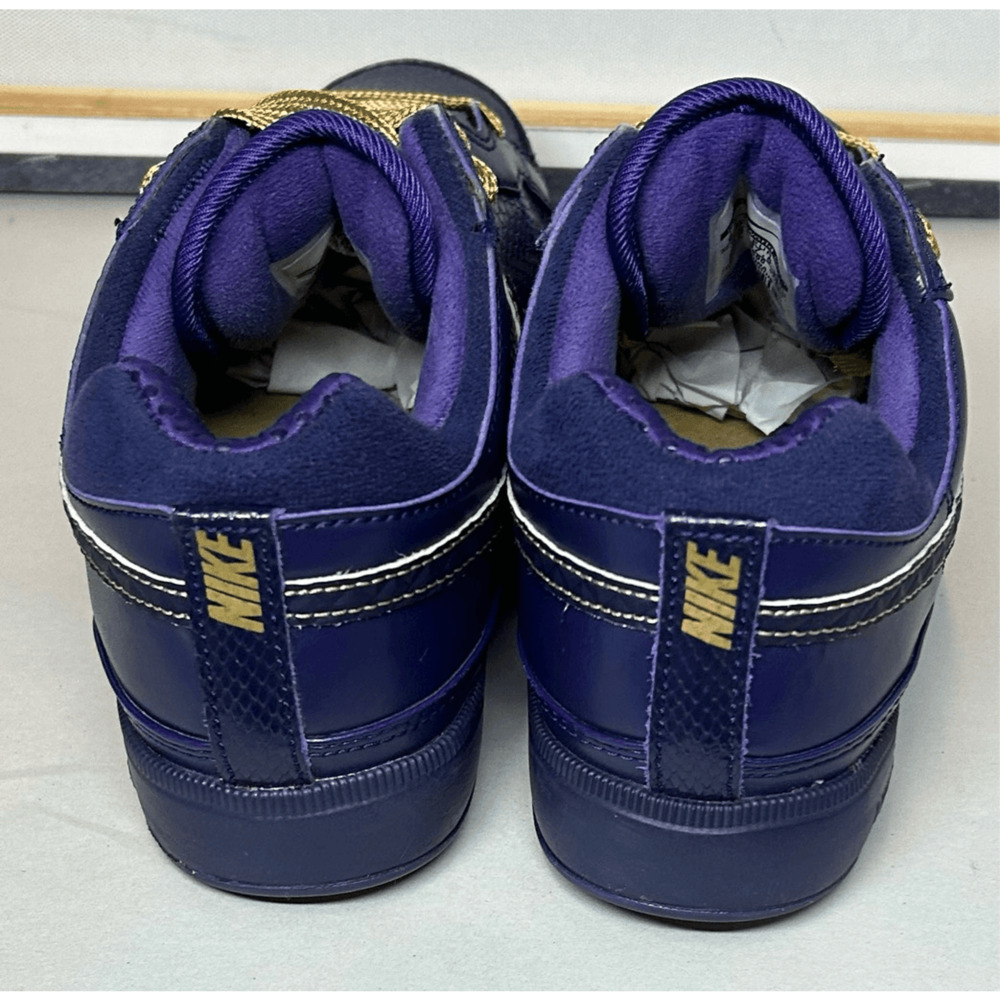 2011 Nike Air Troupe Low Imperial Purple w/ Gold Laces  324923-500 Very Race EUC - Picture 5 of 12